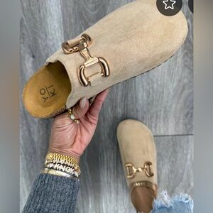 Stylish Beige Slip-On Women Shoes